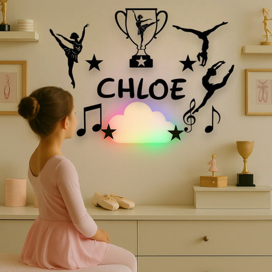 Déco chambre fille danseuse personnalisé