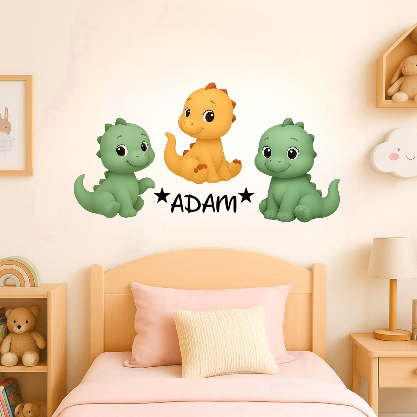 Décoration Dinosaures personnalisée avec prénom