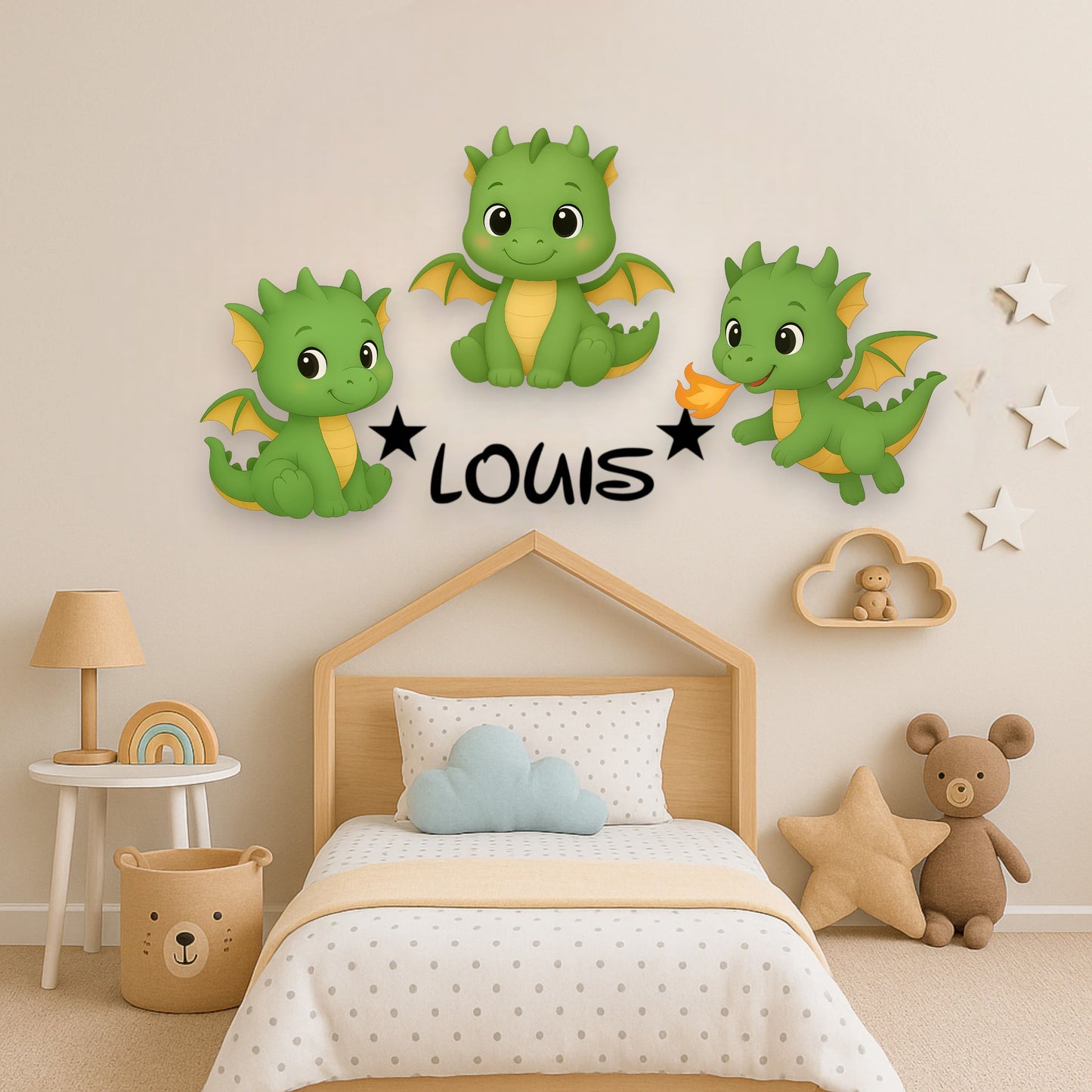 Dragons personnalisés avec prénom