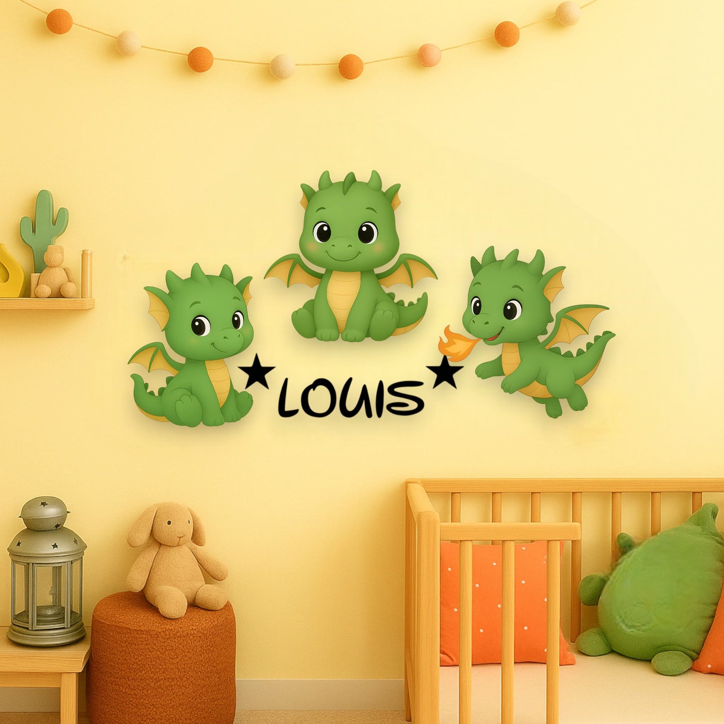 Dragons personnalisés avec prénom