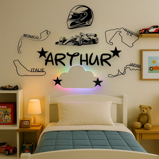 Décoration Murale Personnalisée Formule 1