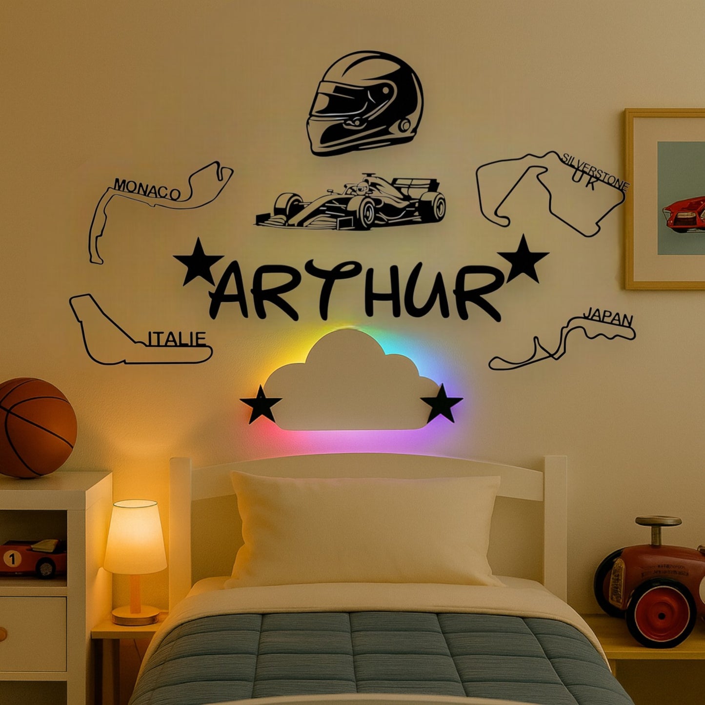 Décoration Murale Personnalisée Formule 1