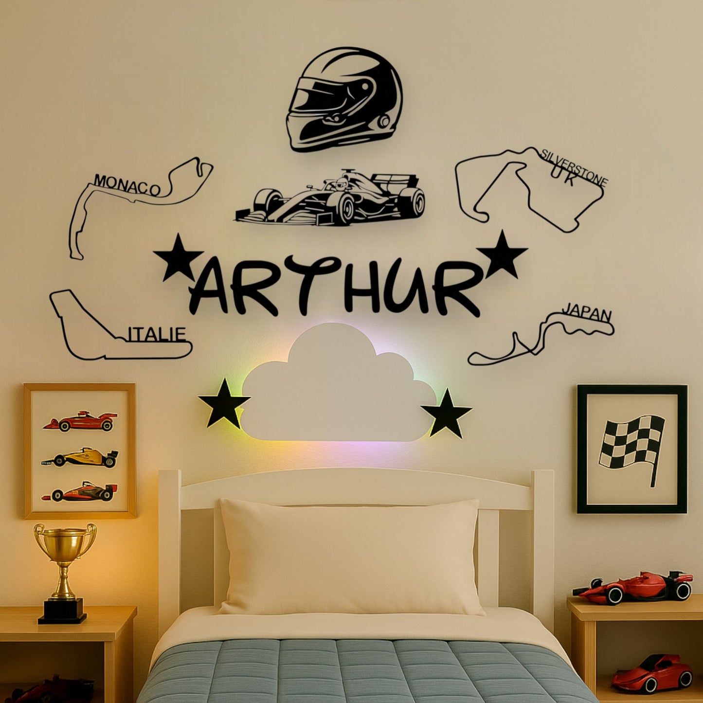 Décoration Murale Personnalisée Formule 1