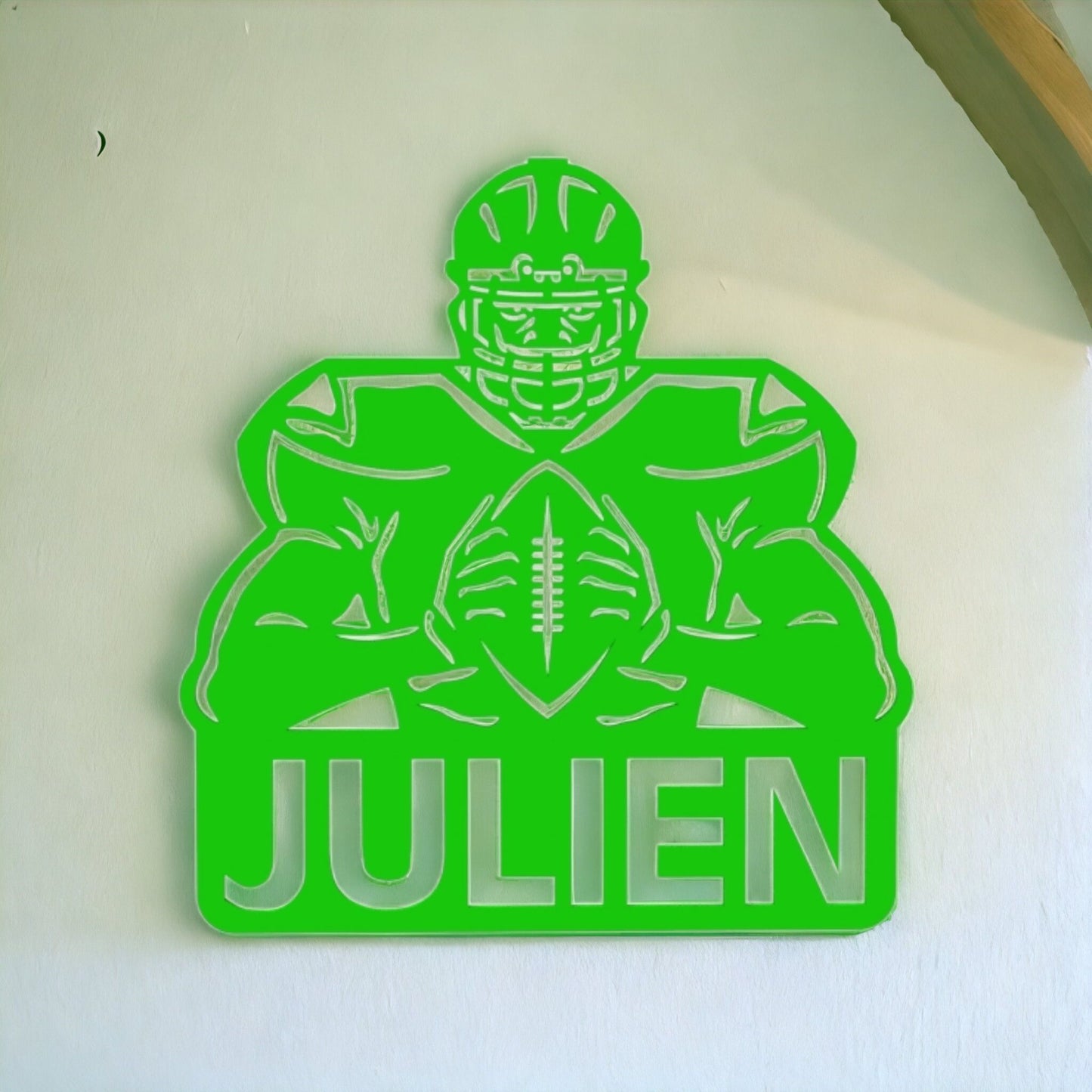 Décoration Murale Rugbyman Personnalisée