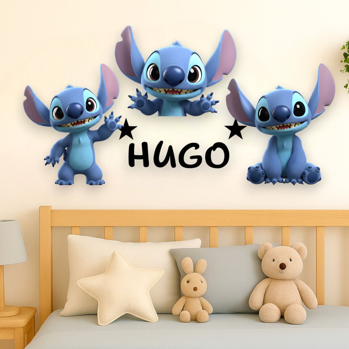 Décoration personnalisée – Stitch avec prénom