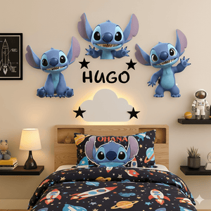 Décoration personnalisée – Stitch avec prénom