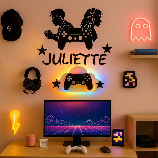Décoration Murale Gamer Personnalisée